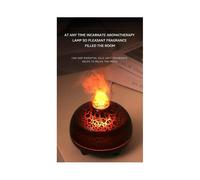 Essential Oil Diffuser Volcano Fire Diffuser Humidifier 350ml Cool Mist Humidifier 7 Colors Light f