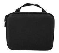 Essential Oil Storage Bag for 30 Bottles | Shockproof & Water - Aromatherapy Organizer | Portable Essential Oil Case with Double Zipper/Reinforced Handle (Black)