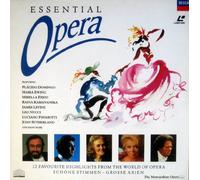 ESSENTIAL OPERA- DOMINGO, PAVAROTTI, SUTHERLAND, FRENILASER DISC