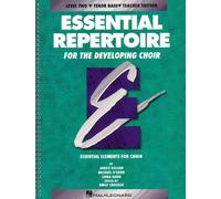 Essential Repertoire for the Developing Choir - Level 2 Tenor Bass, Teacher