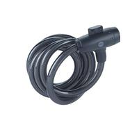 Yale Candado de cable 12 mm Seguridad esencial Acero trenzado 2 llaves incluidas Resistente a la corrosión 96 h Soporte para bicicleta