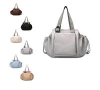 Essential Tote, 2026 New Multifunctional Large-Capacity Handbag, 15 Smart Pockets,Suitable for Various Occasions (gray)