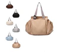 Essential Tote, 2026 New Multifunctional Large-Capacity Handbag, 15 Smart Pockets,Suitable for Various Occasions (khaki)