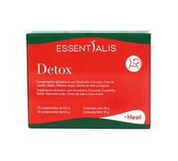 Essentialis Detox-Con Alcachofa, boldo, diente de león, cola de caballo, cúrcuma, gayuba y rábano negro-30 comprimidos veganos -Acción depurativa hepática, desintoxicante y diurética natural-1 al día
