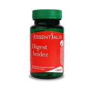 Essentialis Digest Acidez - Tabletas Masticables con Calcio y Magnesio - Bienestar Digestivo y Equilibrio del pH Gástrico - Sabor Fresa - 45 Comprimidos