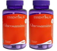 Essentialis Glucosamina-Reforzado con MSM, condroitina, calcio, boswellia, ácido hialurónico y vitamina D3-Protección de cartílago, articulaciones y huesos-Mejora movilidad-90 comprimidos-Para 3 meses