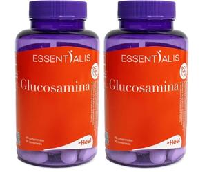 Essentialis Glucosamina-Reforzado con MSM, condroitina, calcio, boswellia, ácido hialurónico y vitamina D3-Protección de cartílago, articulaciones y huesos-Mejora movilidad-90 comprimidos-Para 3 meses