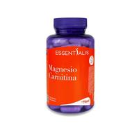 Essentialis Magnesio Carnitina, 120 Cápsulas Veganas | Triple Magnesio (Malato, Citrato, Bisglicinato), L-Carnitina, Taurina, Vitamina B6, Alta Energía Celular