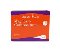 Essentialis Magnesio Compositum - Complejo de 5 sales de magnesio + vitaminas B1, B2, B3 y B6 - Alta biodisponibilidad, ayuda a reducir el cansancio y la fatiga* - 60 cápsulas veganas