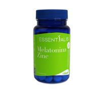 Essentialis Melatonina Zinc-Acción sinérgica gracias al Zinc que favorece el metabolismo de la melatonina y potencia su acción-Para 120 días de descanso reparador-Comprimidos veganos-Rápida absorción