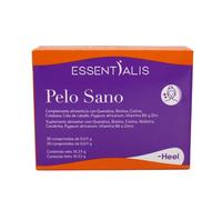 Essentialis Pelo Sano - L-Cistina, Queratina y Extractos Vegetales - Con Zinc, Biotina y Vitamina B6 - 30 comprimidos - Cuidado diario del cabello para hombres y mujeres