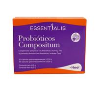 Essentialis Probióticos CPS -Protección de la microbiota durante la toma de medicamentos- Con inulina y zinc - 25 cepas, 20.000 millones CFU por cápsula - 30 cápsulas veganas gastroresistentes