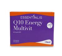 Essentialis Q10 Energy Multivit - Multivitamínico Energético con Coenzima Q10, Vitaminas B, C, D, Magnesio y Zinc - Apoyo a la Energía y Reducción del Cansancio - 30 Comprimidos