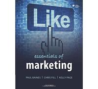 Essentials of Marketing by Paul Baines (2013-02-08)