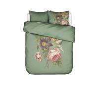 ESSENZA Ropa de cama de satén 2x 70x90cm / 200x200cm MADIA Basil Green oliva