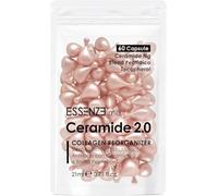 ESSENZE Beauty 24 - Suero Antiedad Monodosis Día y Noche - Sérum Facial y Contorno de Ojos Antiarrugas - Efecto Botox con Péptidos y Extracto de Plancton - 60 Cápsulas (60 Unidades, Ceramide)