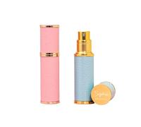 Esseur Frasco de perfume portátil personalizado, atomizador de perfume de viaje recargable de 5 ml, tamaño de bolsillo para viaje en avión, regalo para hermanas/dama de honor