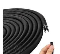 Esshogo 1 pieza 3m protección puerta del coche, junta de la puerta | Forma de U protector, guardapalos de puerta de coche, para la mayoría de coches, metal, vidrio y barco