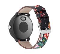 Essidi-Correa de reloj de cuero de 20 y 22mm, apta for Garmin Vivoactive 3 Music 4, pulsera con lazo de cinta for Venu Sq 2 Forerunner 55 245