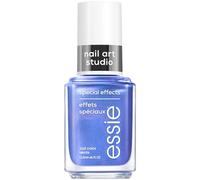 Essie Esmalte de uñas Reality Reflection, color azul metálico, de alta calidad y duradero, 13,5 ml