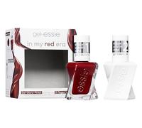 Essie Gel Couture Set in My Red Era (nº 00 Top Coat, n.º 345 Bubbles Only)