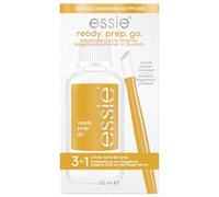 Essie Ready.prep.go - Kit de cuidado profesional 3 en 1 con removedor de cutículas y empujador de cutículas reutilizable para uñas perfectas, 30 ml