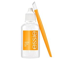 Essie Ready.prep.go - Kit de cuidado profesional 3 en 1 con removedor de cutículas y empujador de cutículas reutilizable para uñas perfectas, 30 ml
