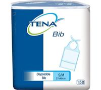 TENA Bib Babero Desechable S/M 150 Baberos