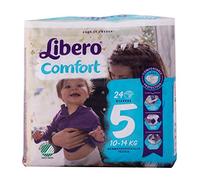 Essity Italy Libero Comfort 5 Pannolino Per Bambino Taglia 10-14kg 24 Pezzi