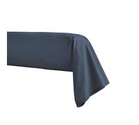 ESSIX Funda de Almohada de percal de algodón, Primero, Azul Noche, 43 x 230 cm