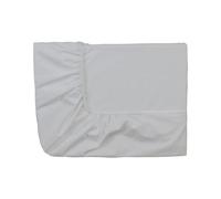Essix Home Collection Drap housse Percale Gris Perle - 140X190 - Bajera Ajustable, Color Gris