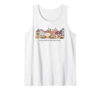 Esslingen Am Neckar, Vista de la Ciudad Dibujada a Mano Camiseta sin Mangas