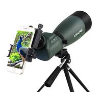 ESSLNB Telescopio 25-75X70 Telescopio Terrestre con Trípode Adaptador de Teléfono y Bolso 100% Impermeable BAK4 Totalmente Multicapa para Tiro al Blanco Ornitología