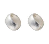 ESSMOKO Abrazaderas Cortinas de Metal, Clips de Cortina Perforados con Borde Ancho de Metal, sujeciones de Cuerda - Plateado
