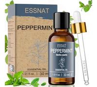 ESSNAT Aceite de menta piperita 30 ml - Aceite esencial 100% natural, Mentha piperita, apto para difusores de aromaterapia, ideal para aromaterapia, hogar y DIY
