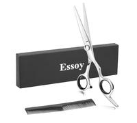 ESSOY Tijeras Profesionales para Cortar el Cabello | Tijera de corte de pelo de acero inoxidable de 6,7" con tornillo de ajuste fino para para Salones y Hogar,duradero y afilado