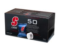 Essse Caffe Granos de café arabesco 100% arábica con sabor a frutos y flores | Tazas de cápsulas compatibles con máquinas de espresso S.12 (50 unidades)