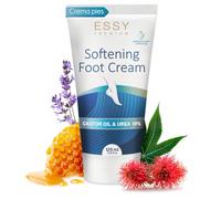 Essy Crema de Pies, Cuidado de Pies con Urea 10% para Secos y Agrietados, Hidratante con Aceite de Ricinus Communis Rugosos, Crema para Agrietados para Nutrir y Restaurar la Suavidad, 125 ml