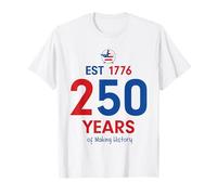 EST 1776 250 Years of Making History Patriotic American USA Camiseta