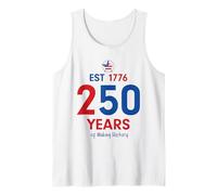 EST 1776 250 Years of Making History Patriotic American USA Camiseta sin Mangas