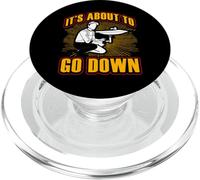 Está a Punto de Bajar Funny Plumber Quote PopSockets PopGrip para MagSafe