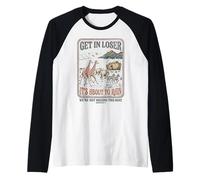 Está a Punto de llover el Arca de Noé Humor Cristiano Camiseta Manga Raglan