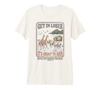 Está a Punto de llover el Arca de Noé Humor Cristiano Camiseta Premium