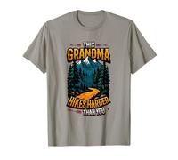 Esta abuela camina más duro que tú abuela senderismo Camiseta