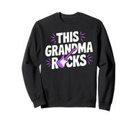 Esta Abuela es Genial, la Divertida Abuela de Rockstar Sudadera