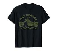 Esta abuela es un motociclista clásico y divertido del día del padre Camiseta