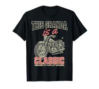 Esta abuela es una mecánica clásica del día del padre de motocicleta Camiseta