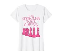 Esta abuela juega al ajedrez, el día de la madre Camiseta