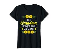 Esta abuela no teje, brilla tejiendo tejedora Nana Camiseta
