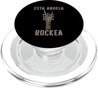 Esta Abuela Rockea Mano de Esqueleto Music Rock Guitar PopSockets PopGrip para MagSafe